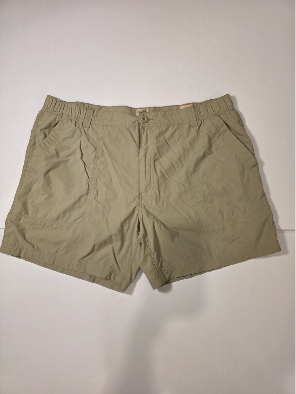RedHead Mens Nylon Hiking Fishing Shorts Size 44 Tan Khaki Lightweight